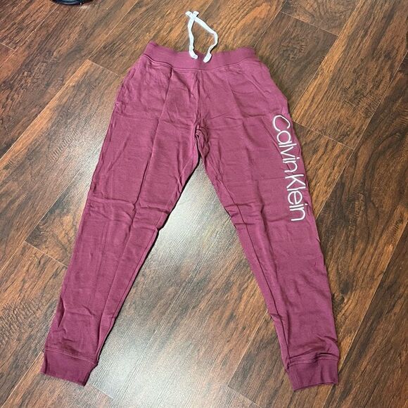 CALVIN KLEIN 2 Pack Terry Cloth Joggers! Perfect Lounge and gym Small Nwt - Picture 4 of 12